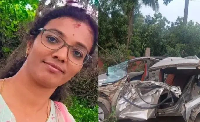 ಮರಕ್ಕೆ ಡಿಕ್ಕಿ ಹೊಡೆದ ಕಾರು: ಪ್ರಯಾಣಿಸುತ್ತಿದ್ದ ಗರ್ಭಿಣಿ ರುಂಡ, ಎಡಗೈ ಕಟ್