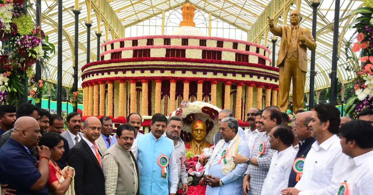 ಲಾಲ್ ಬಾಗ್ ಉದ್ಯಾನವನದಲ್ಲಿ 218ನೇ ಫಲಪುಷ್ಪ ಪ್ರದರ್ಶನಕ್ಕೆ ಸಿಎಂ ಚಾಲನೆ: The Lalbagh Independence Day flower show